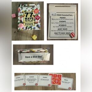 “77 Ways to Play Tenzi” Card Game